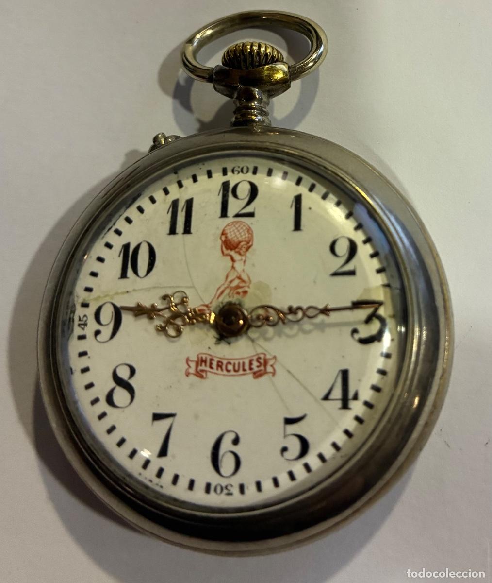 Relojes de bolsillo: RELOJ DE BOLSILLO HERCULES CARGA MANUAL