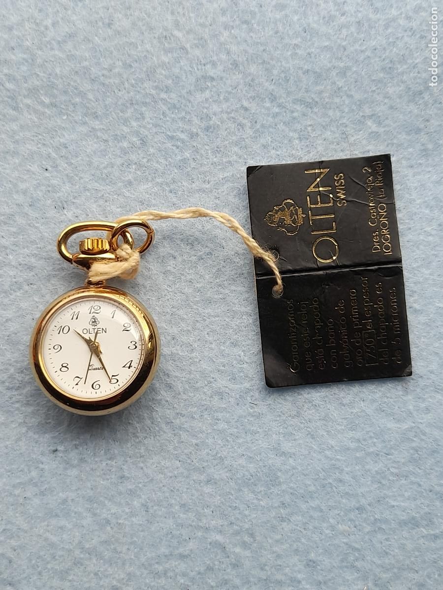Rel&oacute;gios de bolso: Reloj de Bolsillo Marca Olten de Cuarzo.