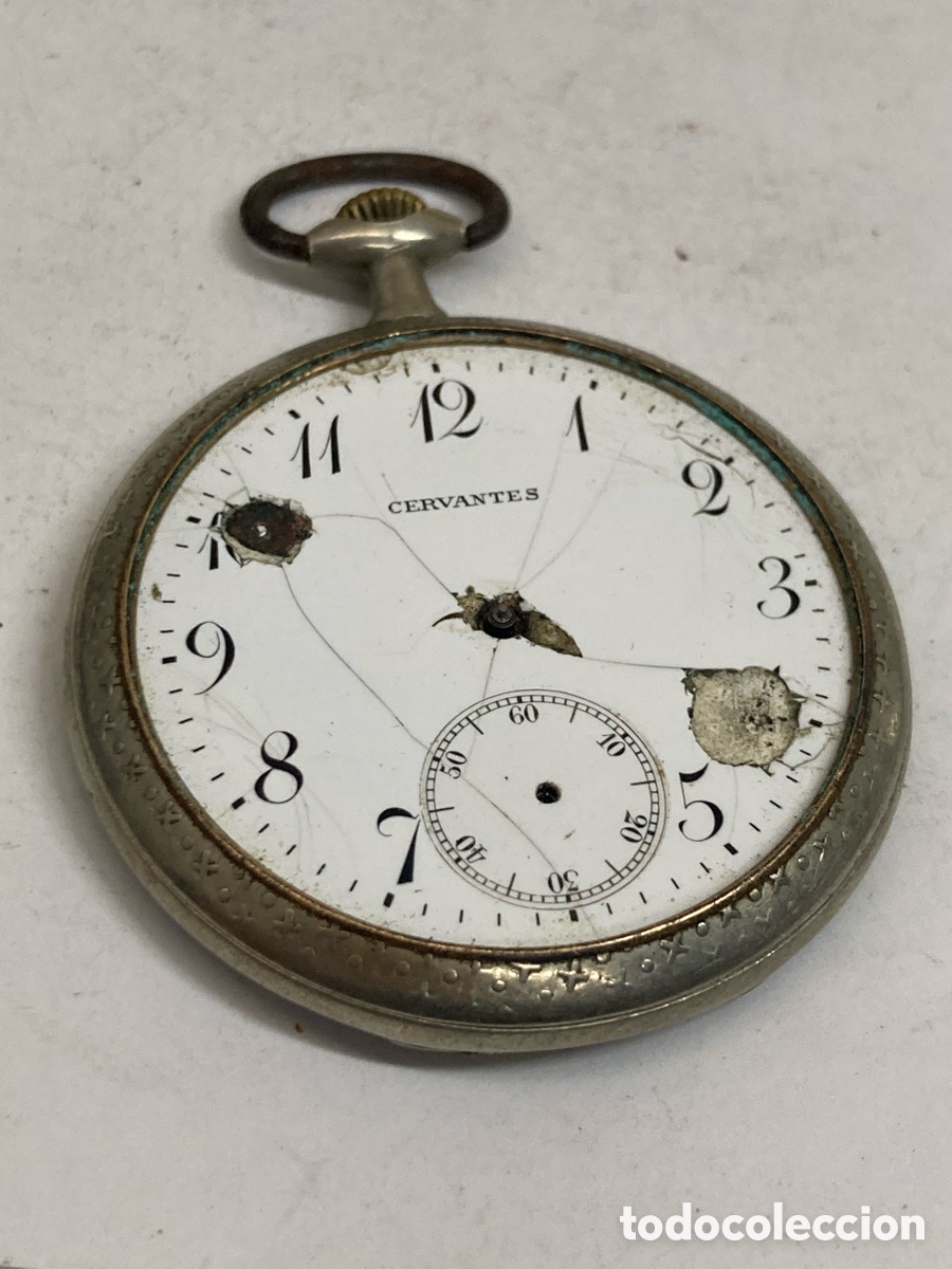 Relojes de bolsillo: Reloj de bolsillo Cervantes carga manual