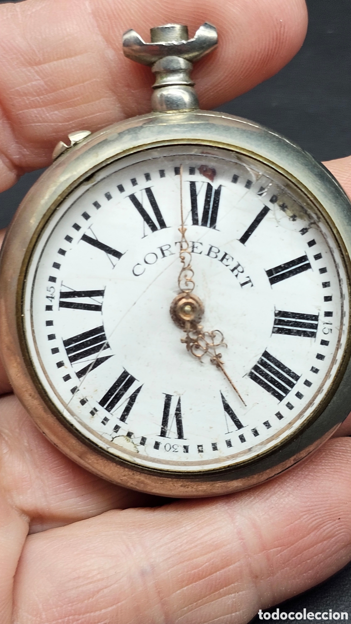 Pocket watches: Antiguo reloj de bolsillo para restaurar o repuestos