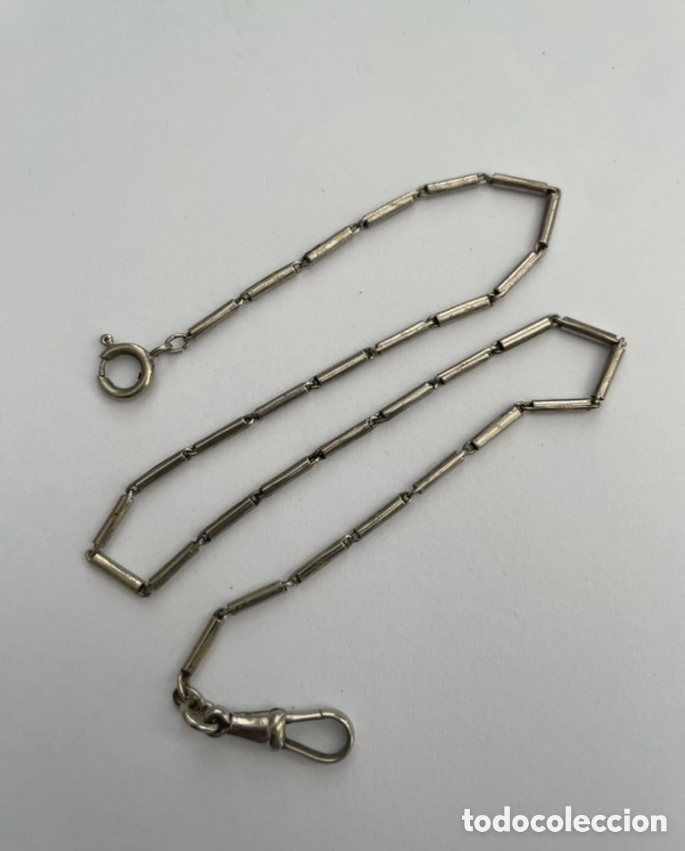 Relojes de bolsillo: Antigua leontina para reloj de bolsillo (A5)