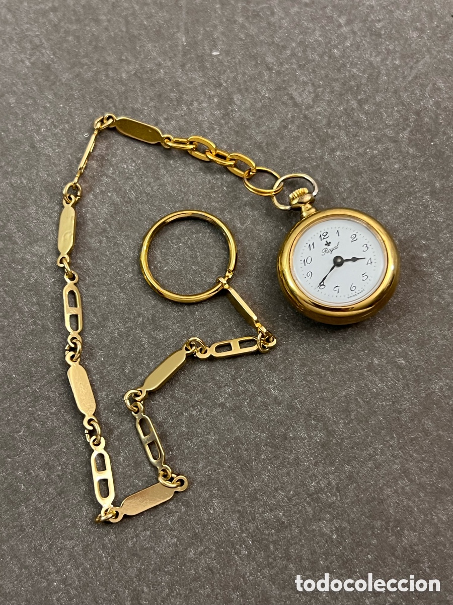 Rel&oacute;gios de bolso: ✅ Reloj ROYAL SWISS MADE carga Manual vintage