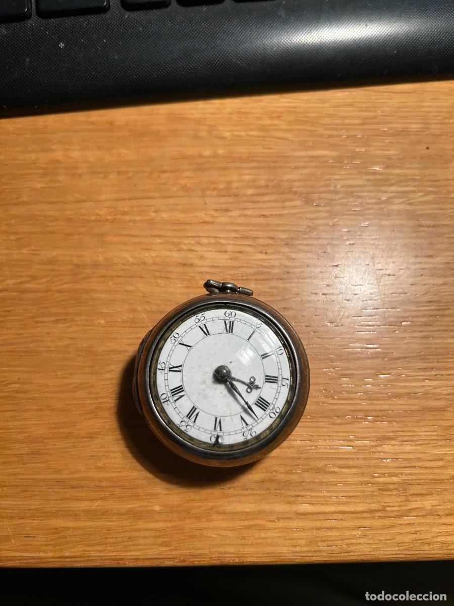 Taschenuhren: reloj de bolsillo con tapa abatible (hunter). fin S.XIX principios S.XX