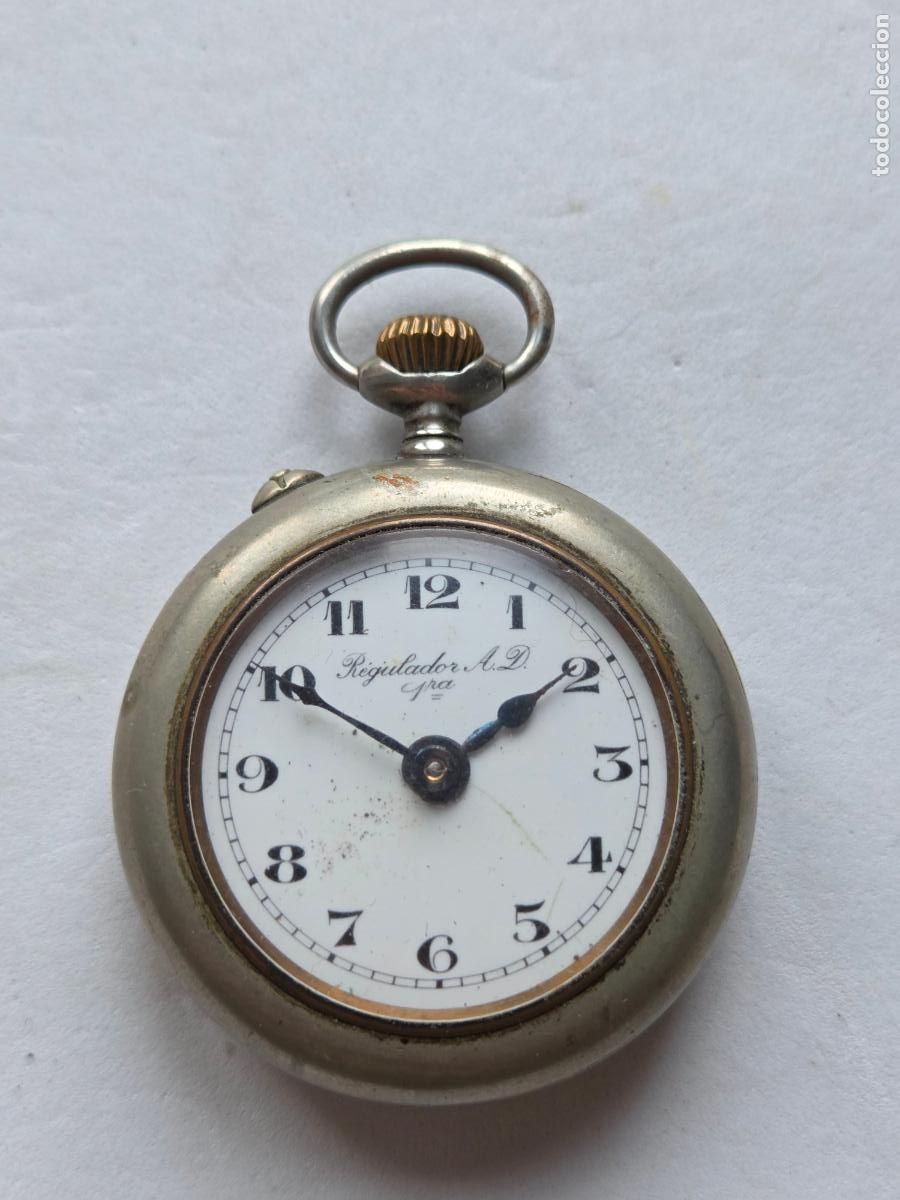 Montres de poche: REGULADOR 1&ordm; A.D. - TIPO ROSKOPF - FUNCIONA - 45MM