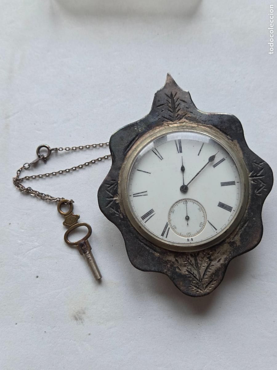 Montres de poche: ROBERT ROSKELL - LIVERPOOL - RARO RELOJ PLATA DE LLAVE 65 X 85 MM B2