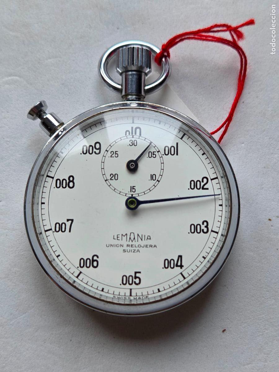 Montres de poche: LEMANIA 8208 CRONOGRAFO MECANICO FUNCIONANDO 51MM B2