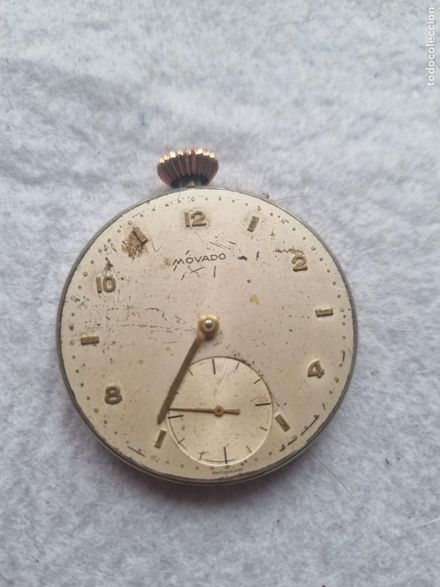 Relojes de bolsillo: MOVADO 800M CALIBRE + ESFERA + AGUJAS 43MM B5