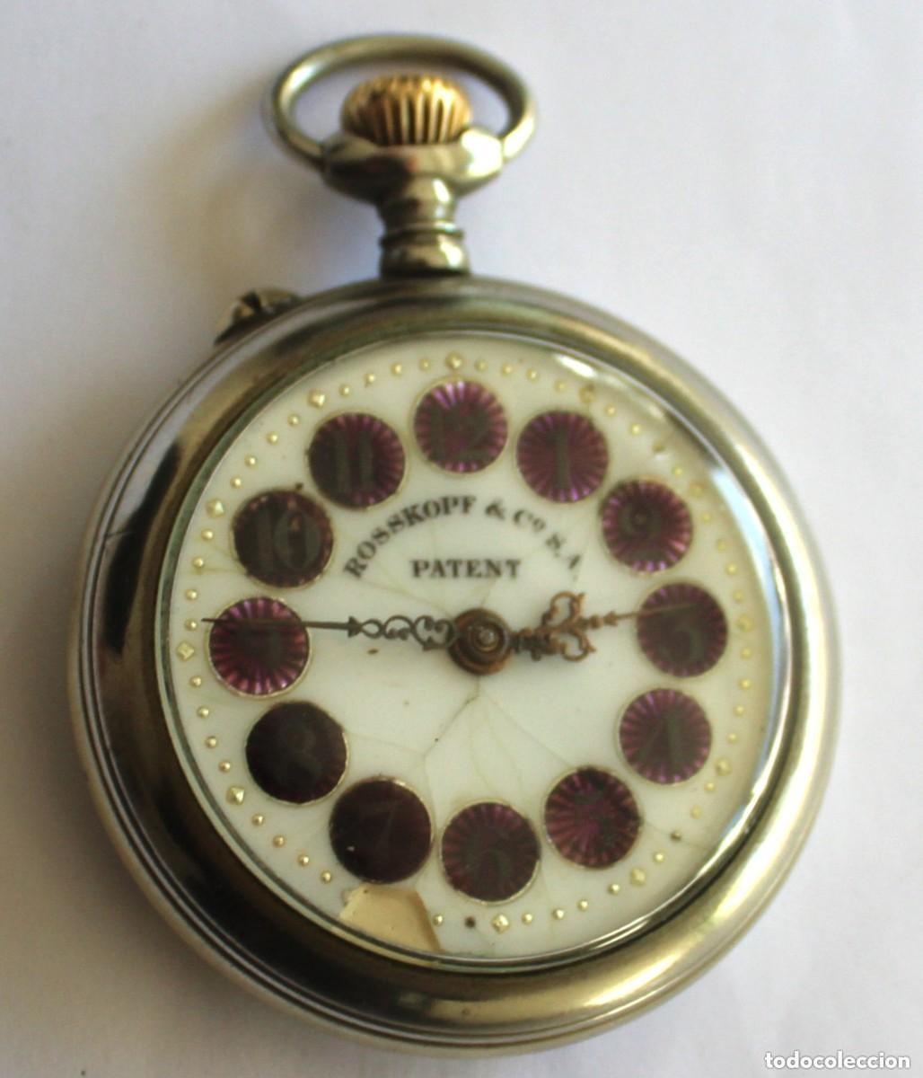 Relojes de bolsillo: RELOJ DE BOLSILLO ROSSKOPF & C&ordm; S.A. FUNCIONANDO.