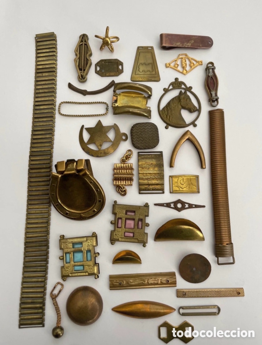 Relojes de bolsillo: Lote antiguo art deco para leontinas, chatelaine, chaine, colgantes, etc