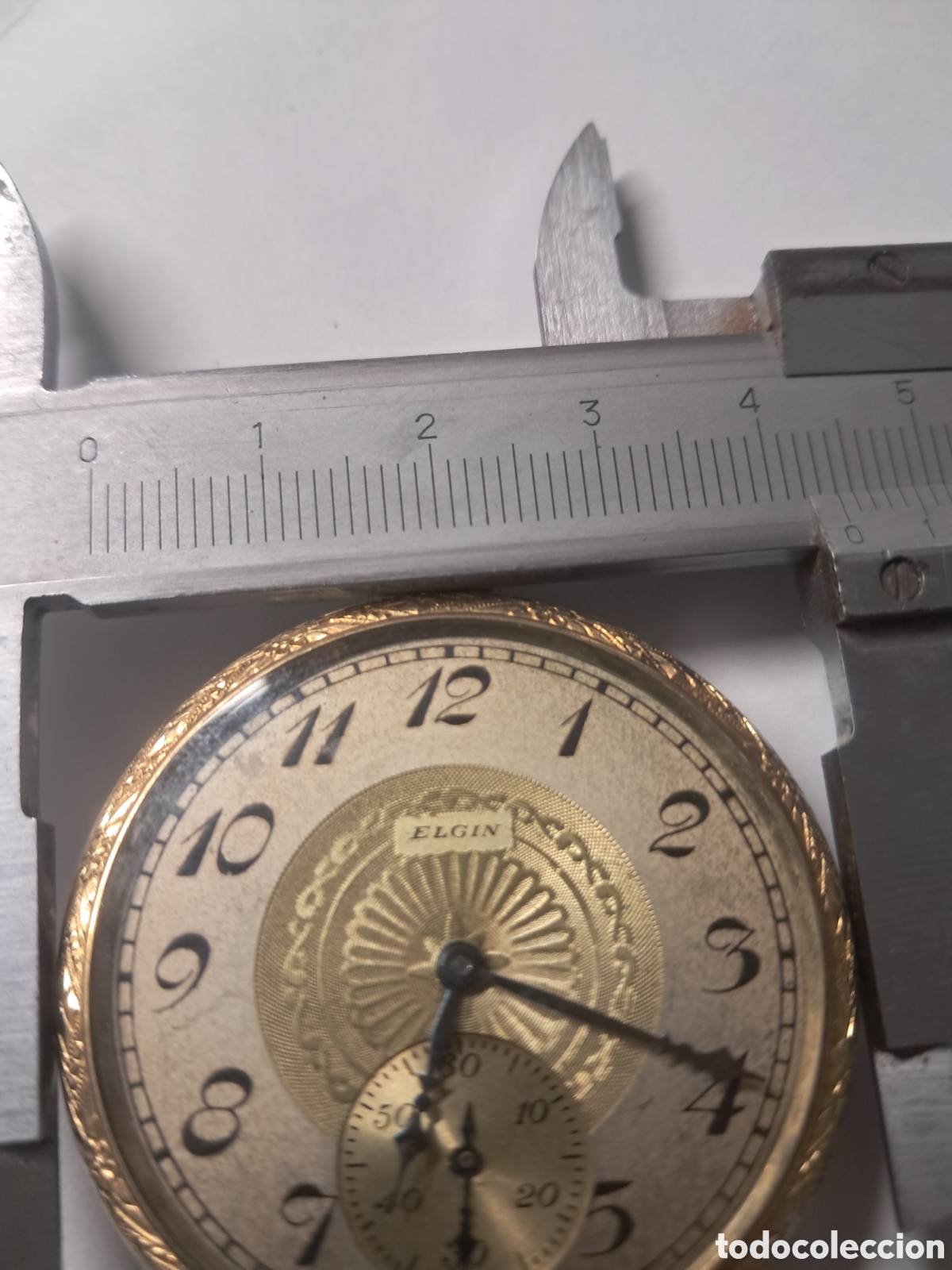 Relojes de bolsillo: Reloj bolsillo, ELGIN artdeco, funciona - Foto 4