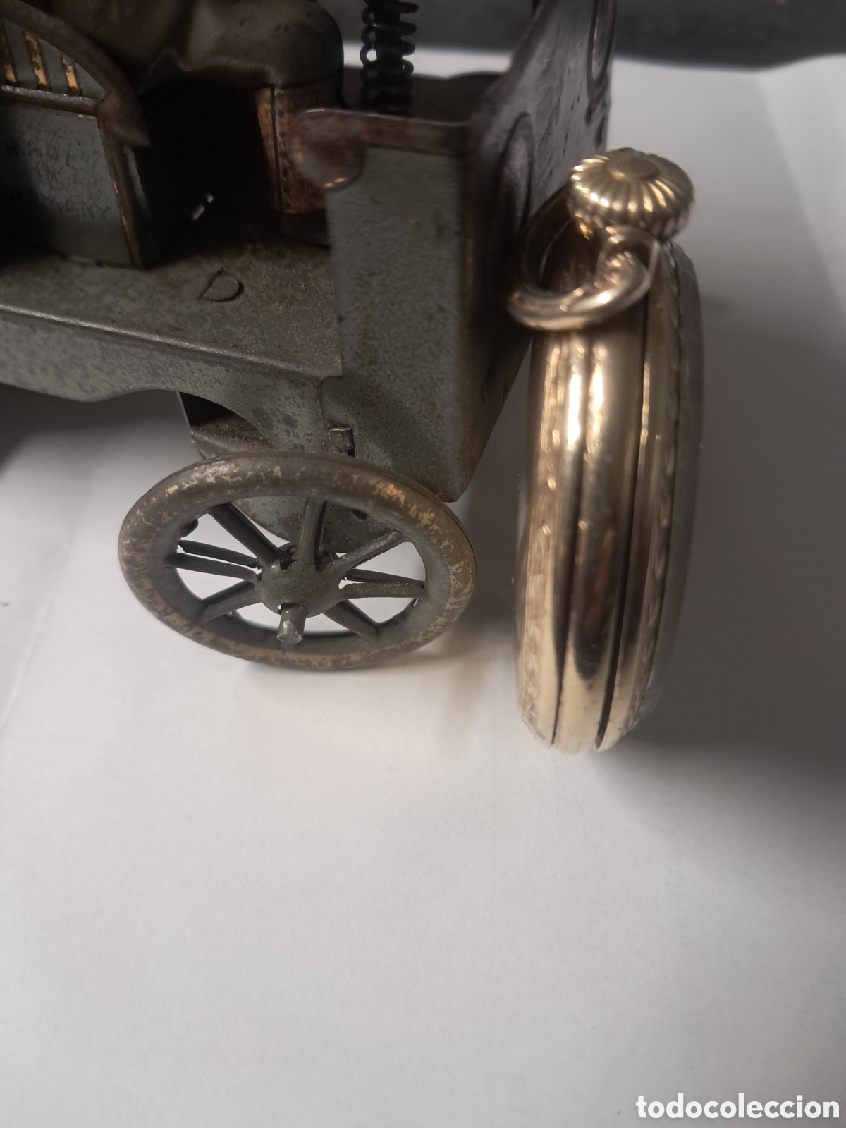 Relojes de bolsillo: Reloj bolsillo, ELGIN artdeco, funciona - Foto 7