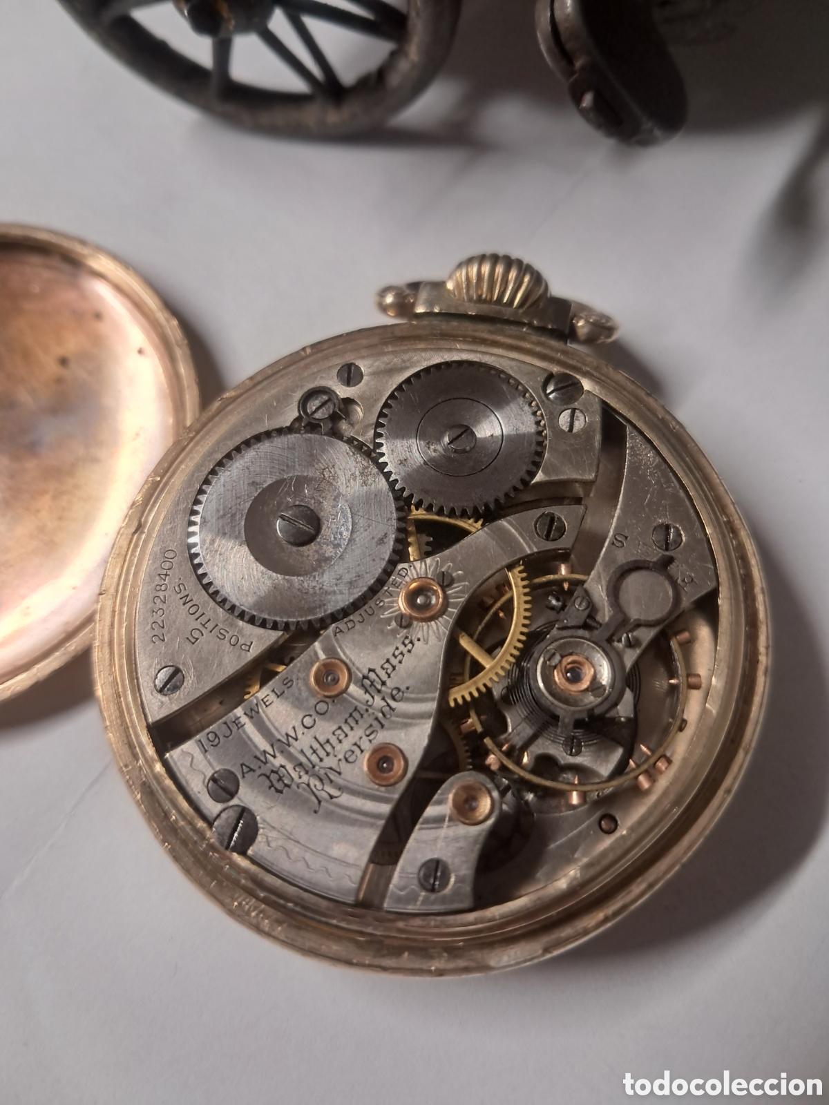 Relojes de bolsillo: Reloj bolsillo, ELGIN artdeco, funciona - Foto 8