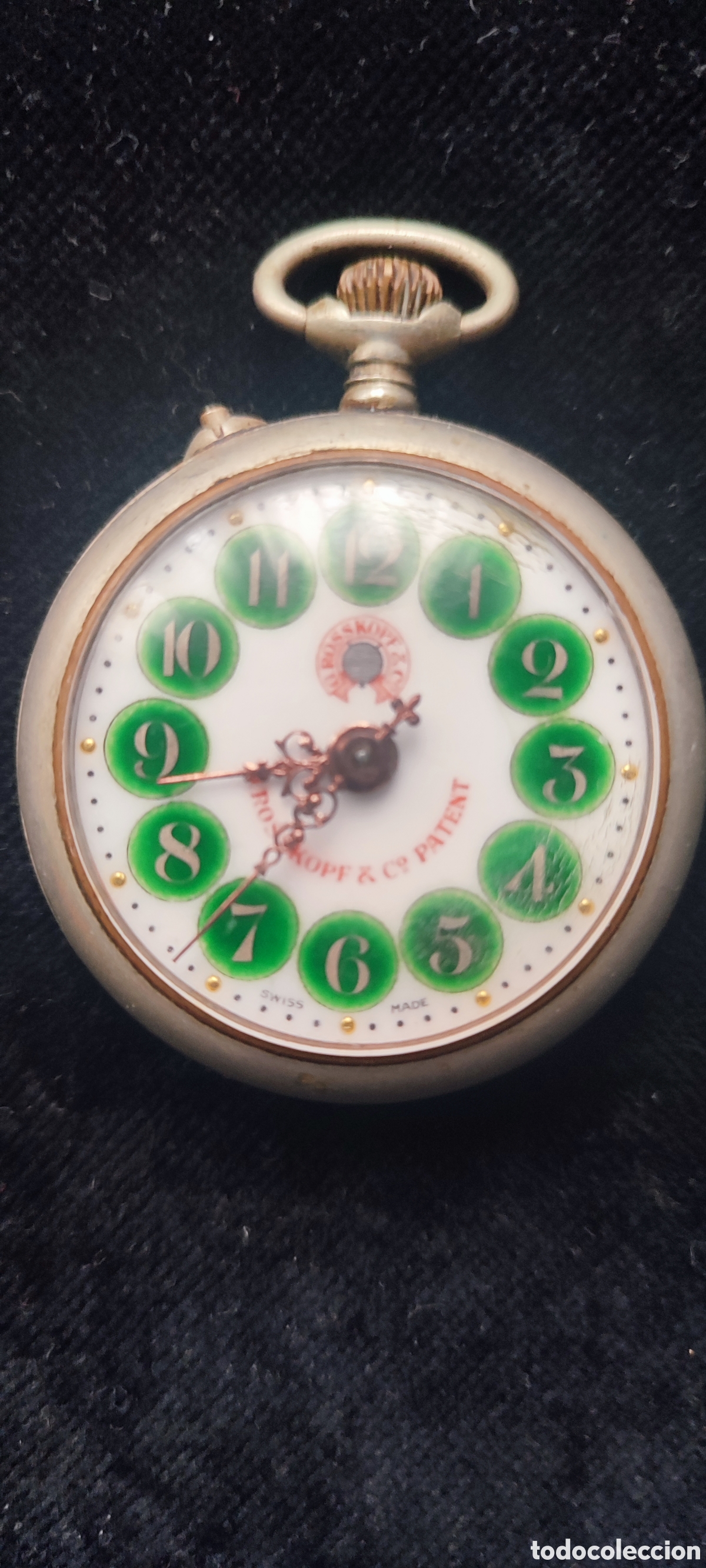 Relojes de bolsillo: Antiguo reloj suizode bolsillo Roskopf & Patent&ntilde;Co