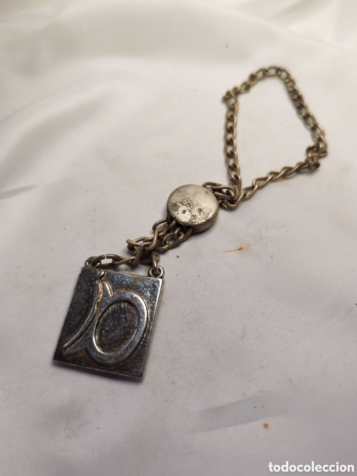 Relojes de bolsillo: Leontina antigua. Cadena dise&ntilde;ada para reloj de bolsillo. 1900/1920 (CL)