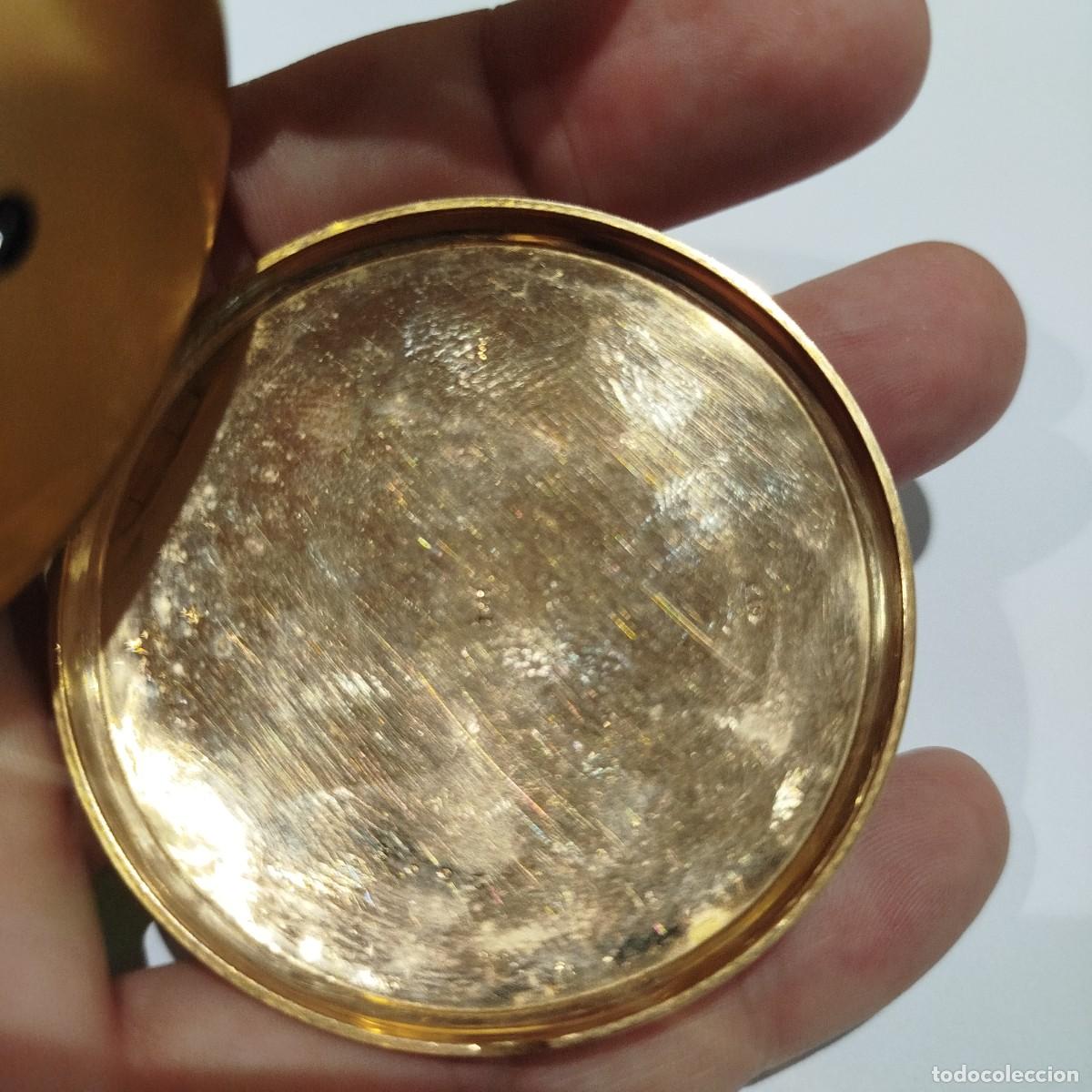 Relojes de bolsillo: RELOJ DE BOLSILLO DE ORO - Foto 12