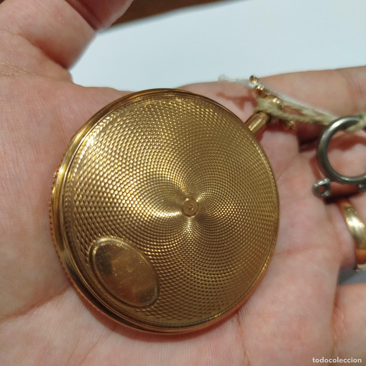 Relojes de bolsillo: RELOJ DE BOLSILLO DE ORO - Foto 14