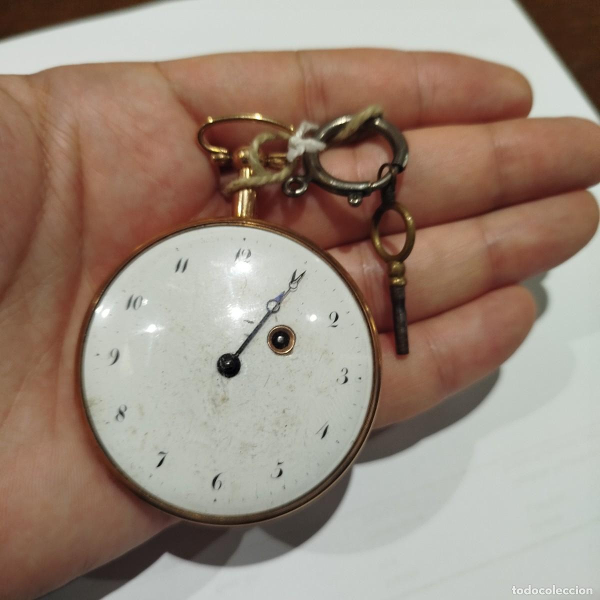 Relojes de bolsillo: RELOJ DE BOLSILLO DE ORO - Foto 15
