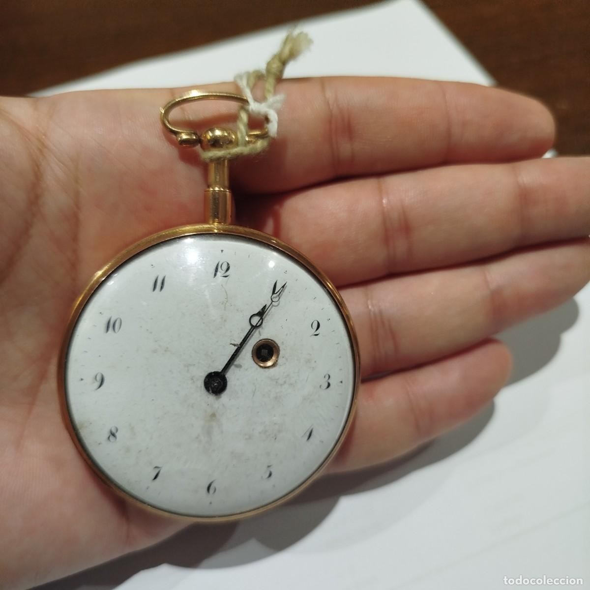 Relojes de bolsillo: RELOJ DE BOLSILLO DE ORO - Foto 17