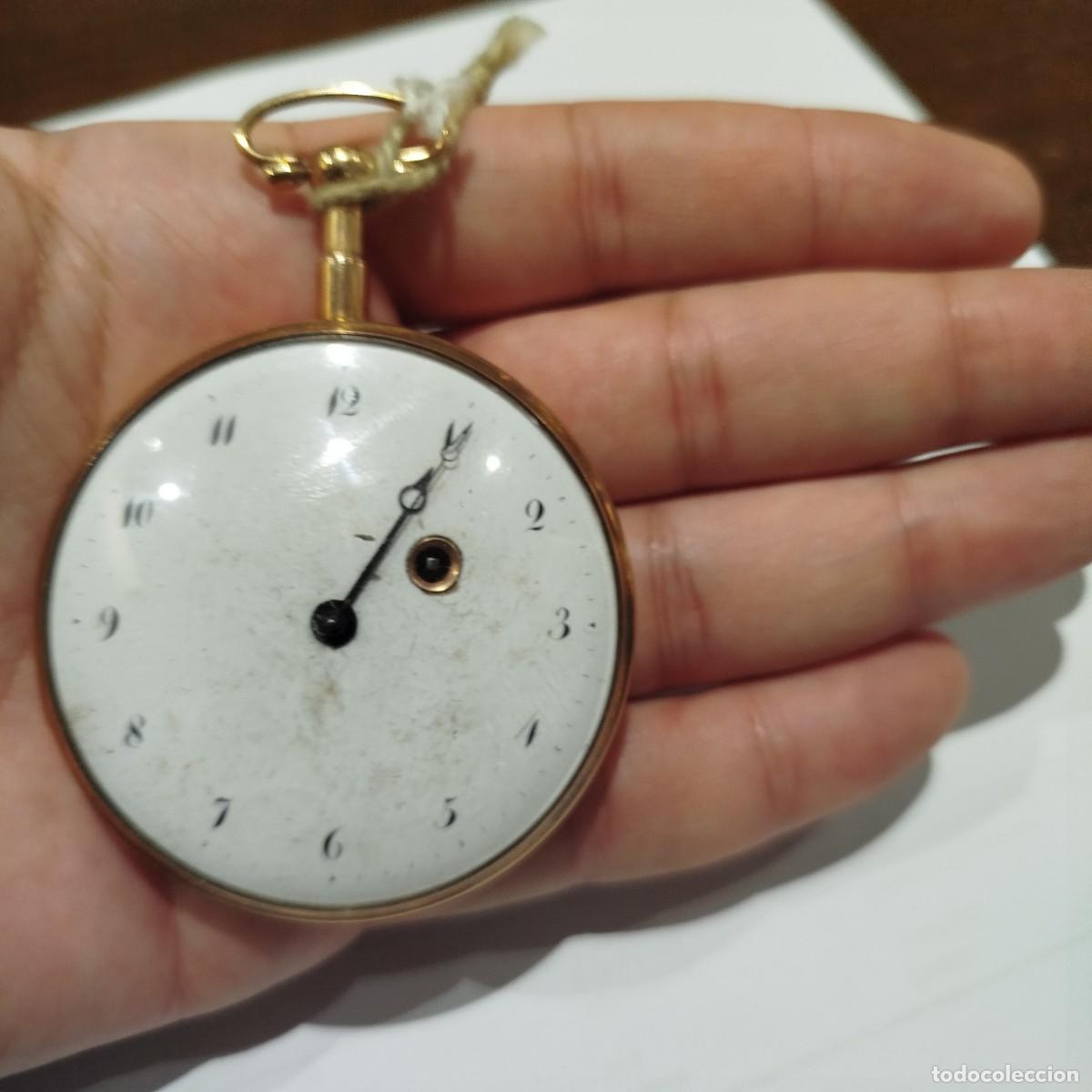 Relojes de bolsillo: RELOJ DE BOLSILLO DE ORO - Foto 19