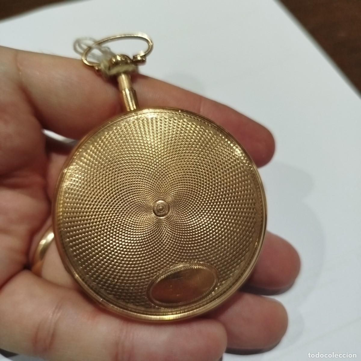 Relojes de bolsillo: RELOJ DE BOLSILLO DE ORO - Foto 20