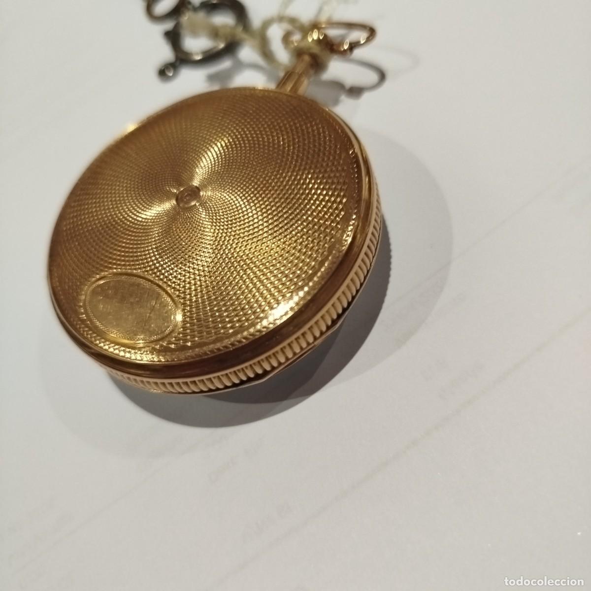 Relojes de bolsillo: RELOJ DE BOLSILLO DE ORO - Foto 21