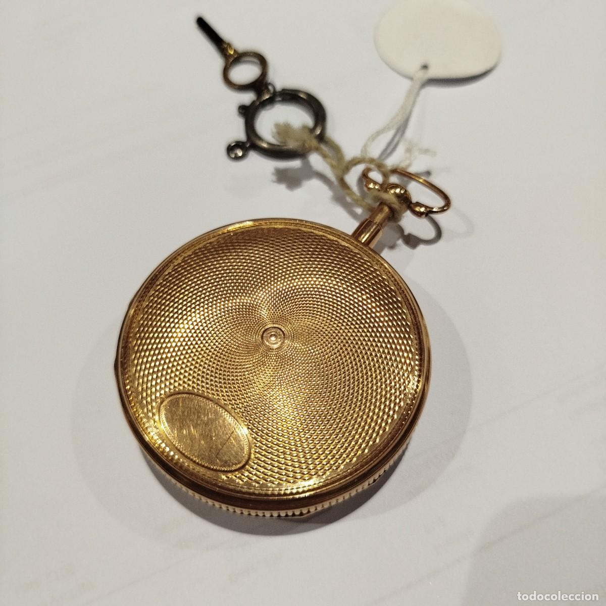 Relojes de bolsillo: RELOJ DE BOLSILLO DE ORO - Foto 22