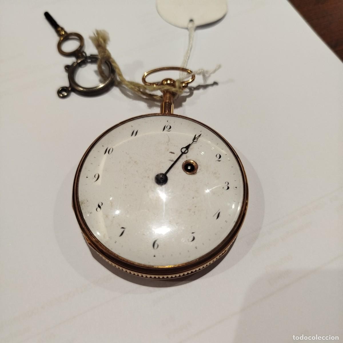 Relojes de bolsillo: RELOJ DE BOLSILLO DE ORO - Foto 23