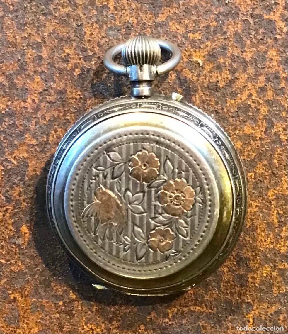 Relojes de bolsillo: RELOJ DE SABONETA EN PLATA Y ORO, S. XIX