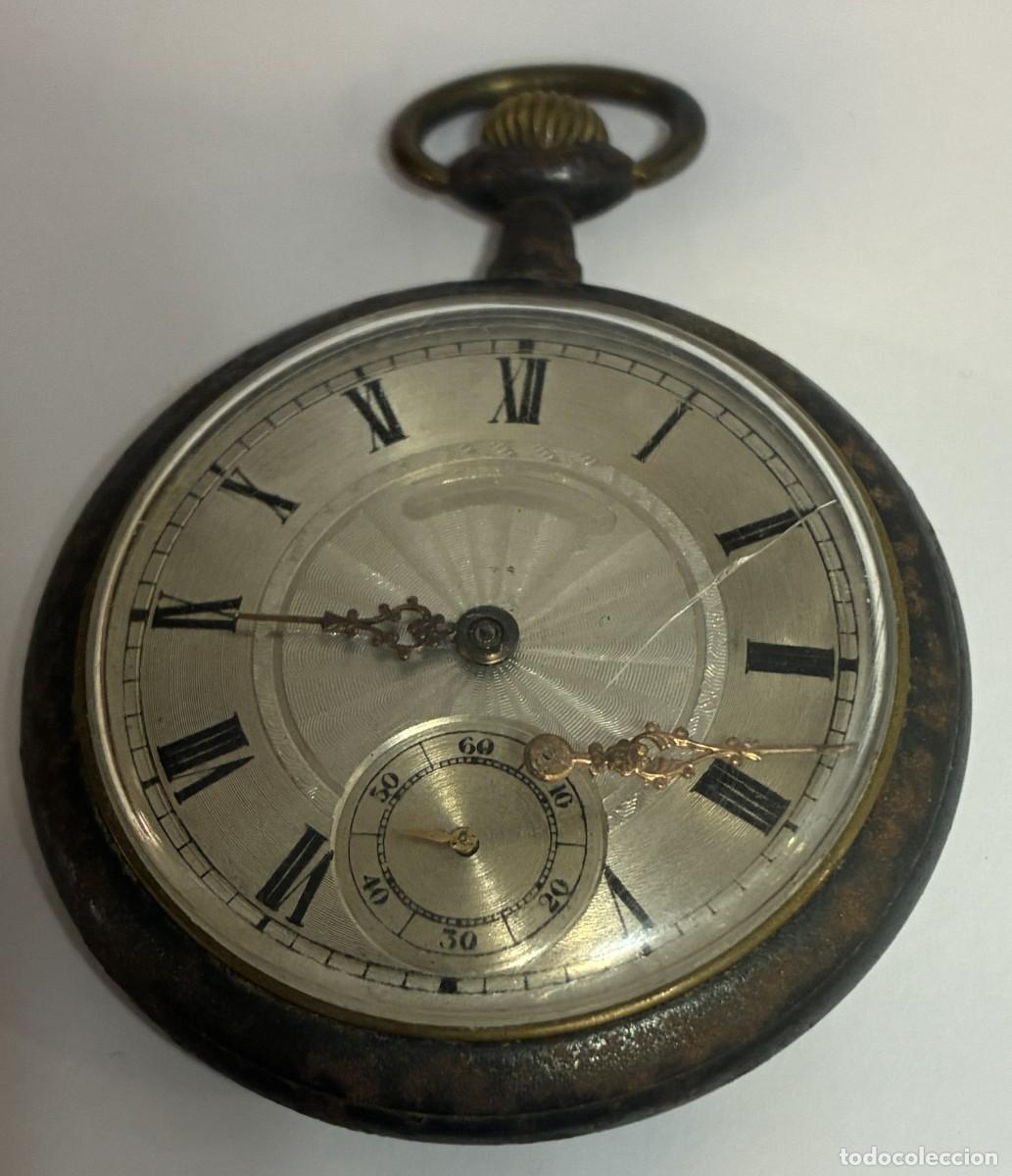 Relojes de bolsillo: RELOJ DE BOLSILLO ANTIGUO, FUNCIONA, PARA REVISAR Y COLOCAR LA MANO DE UNA AGUJA. MADE SWISS