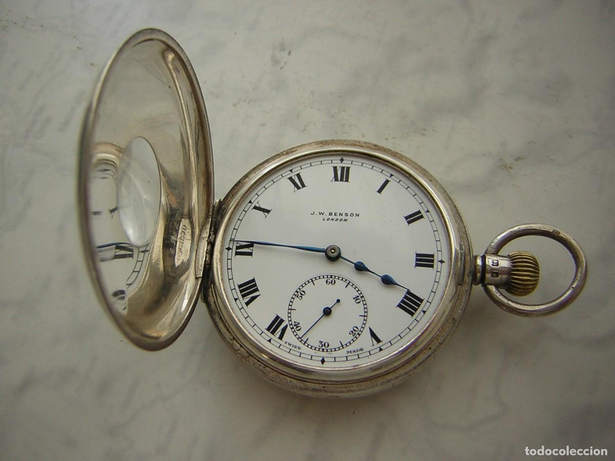 Relojes de bolsillo: RELOJ DE BOLSILLO PLATA MACIZA A&Ntilde;O 1900-1905