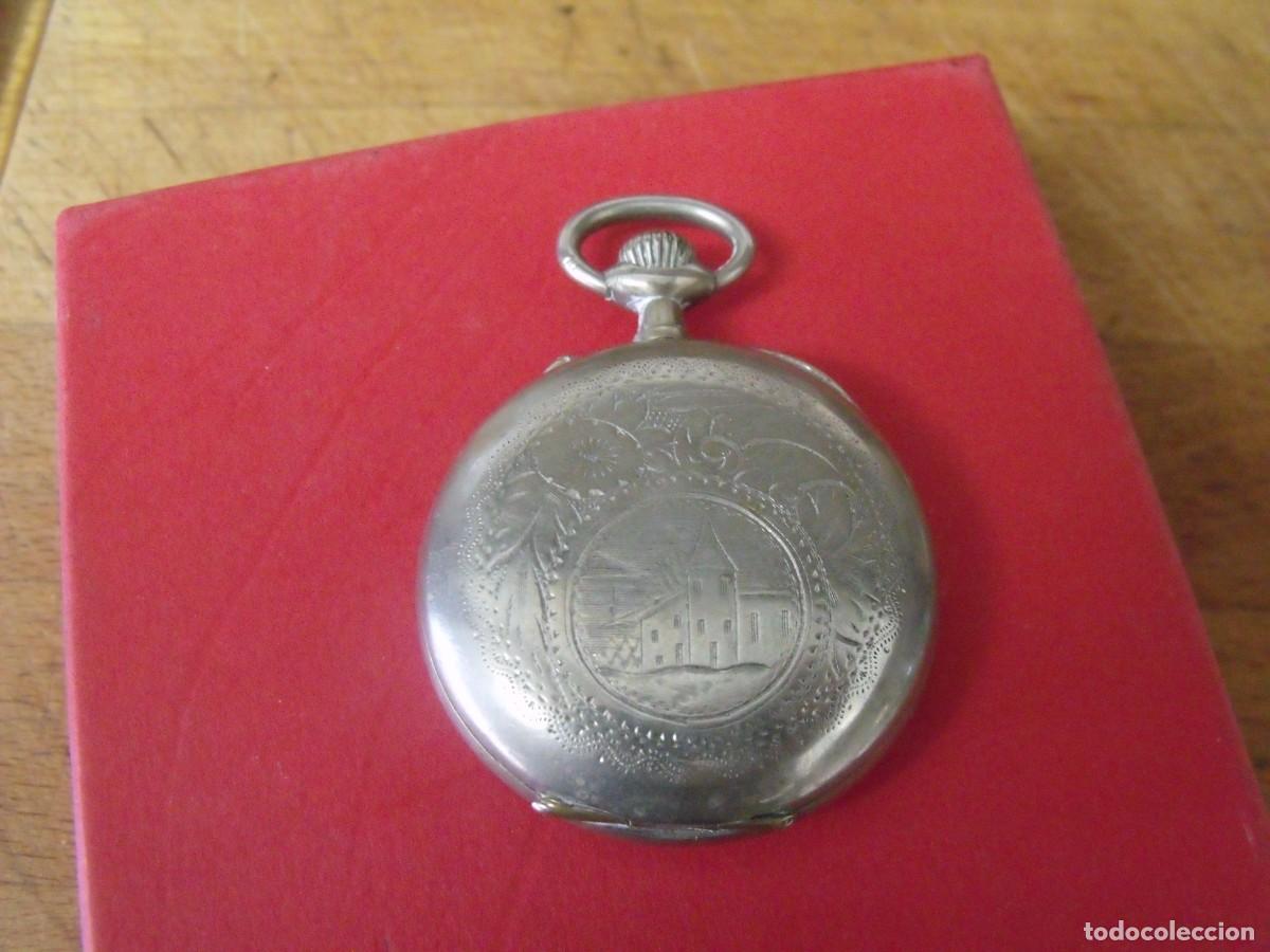 Relojes de bolsillo: ANTIGUO RELOJ BOLSILLO ARGENTAN-A&Ntilde;O 1910-LOTE 259-95-BONITOS PAISAJES