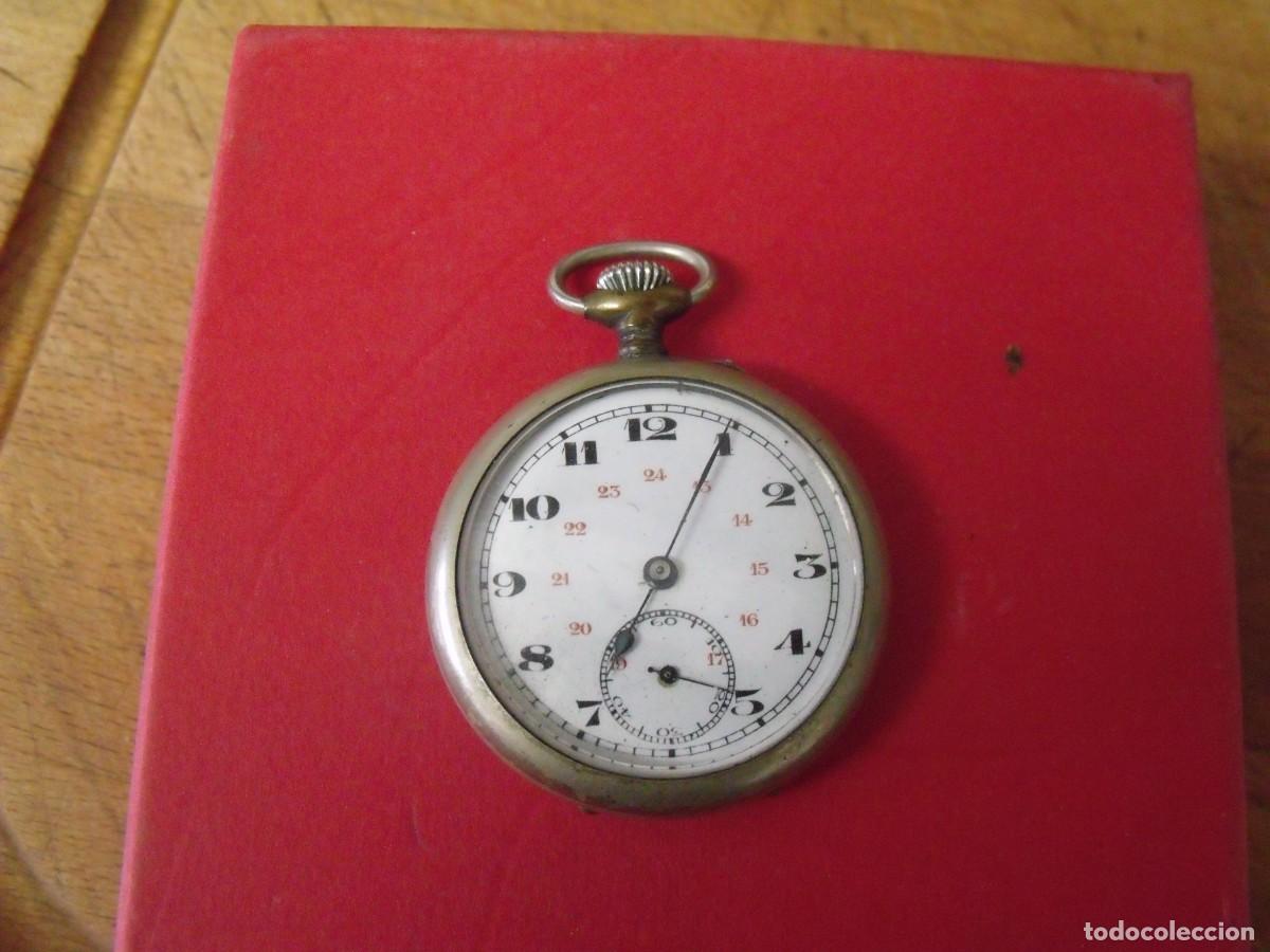 Relojes de bolsillo: ANTIGUO RELOJ BOLSILLO NICKEL-A&Ntilde;O 1920-LOTE 259-95