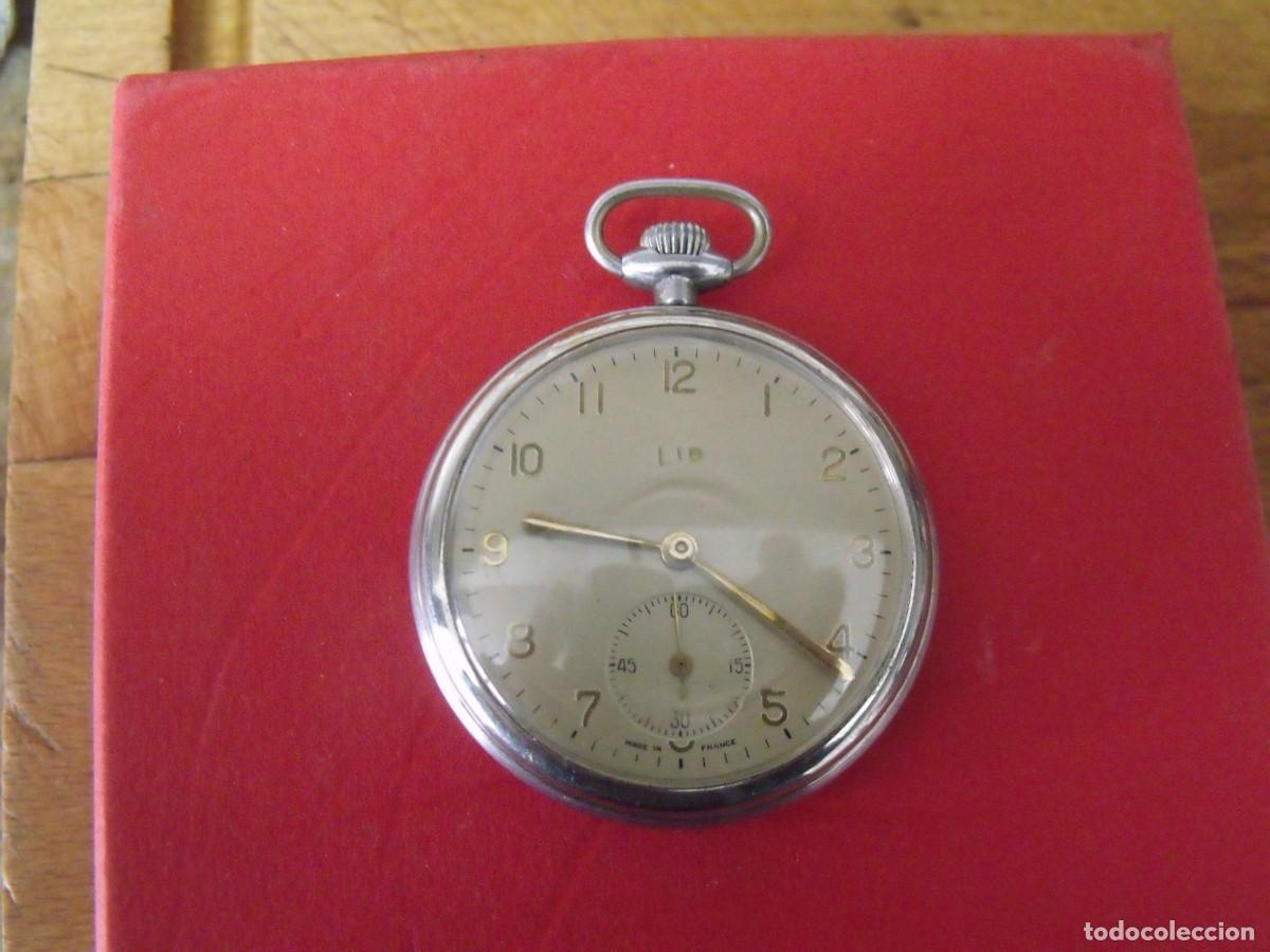 Relojes de bolsillo: ANTIGUO RELOJ BOLSILLO-LIP FRANCIA- A&Ntilde;OS 40-LOTE 259-95 FUNCIONA