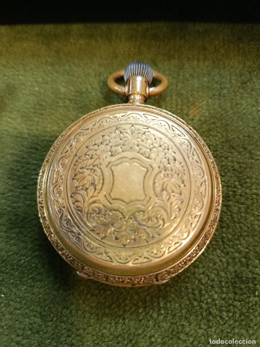 Relojes de bolsillo: Reloj de bolsillo antiguo marca Thieba, fabricado en Fleurier, Suiza REF-452/1