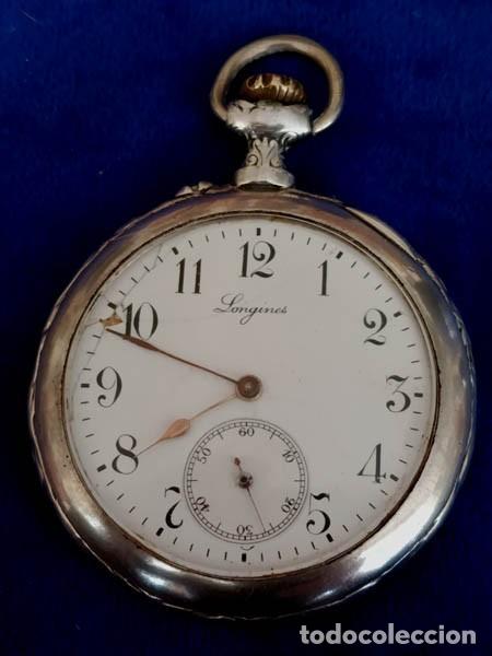 Relojes de bolsillo: Longines Lepine / Plata 0.800 / 1903