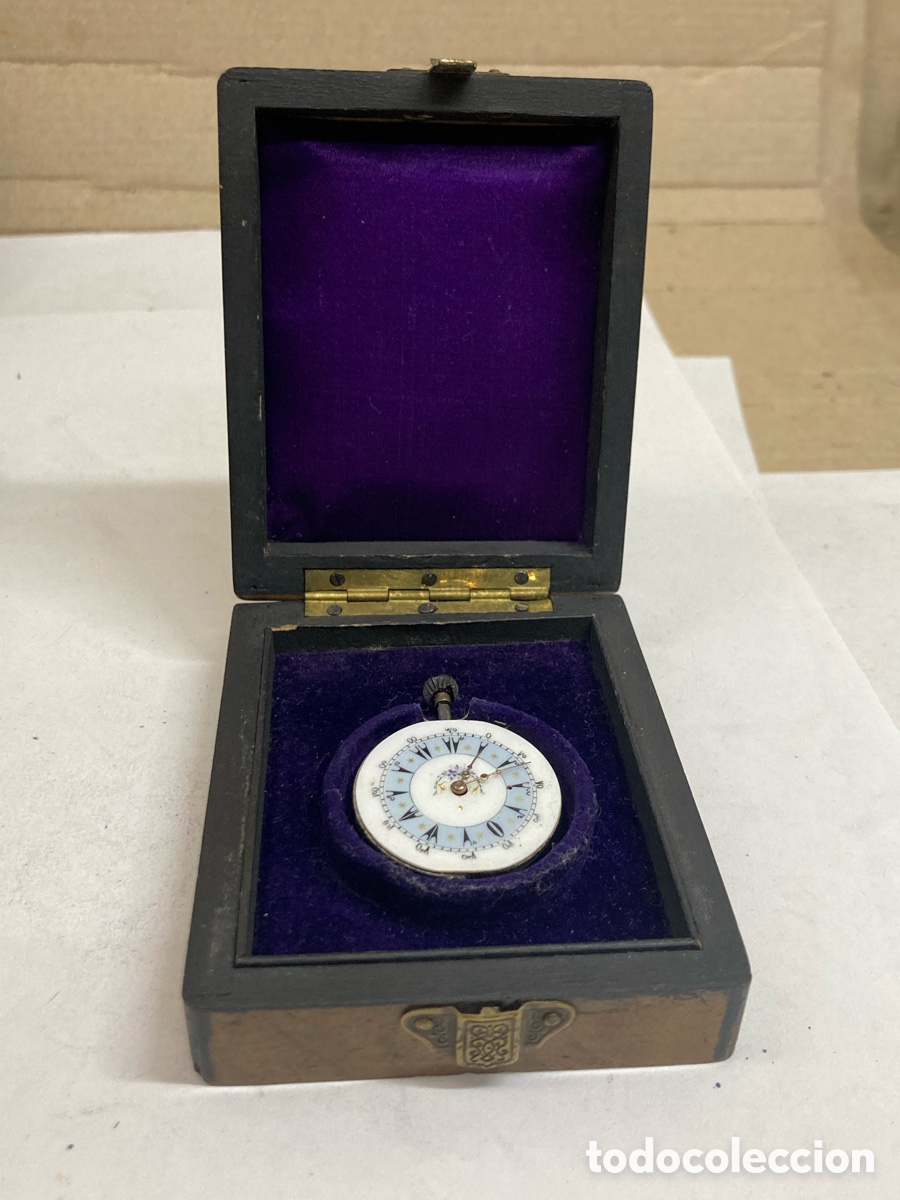 Rel&oacute;gios de bolso: Reloj de bolsillo para piezas en su estuche