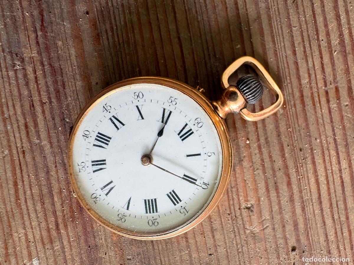 Relojes de bolsillo: Reloj de oro 18 k de tres tapas