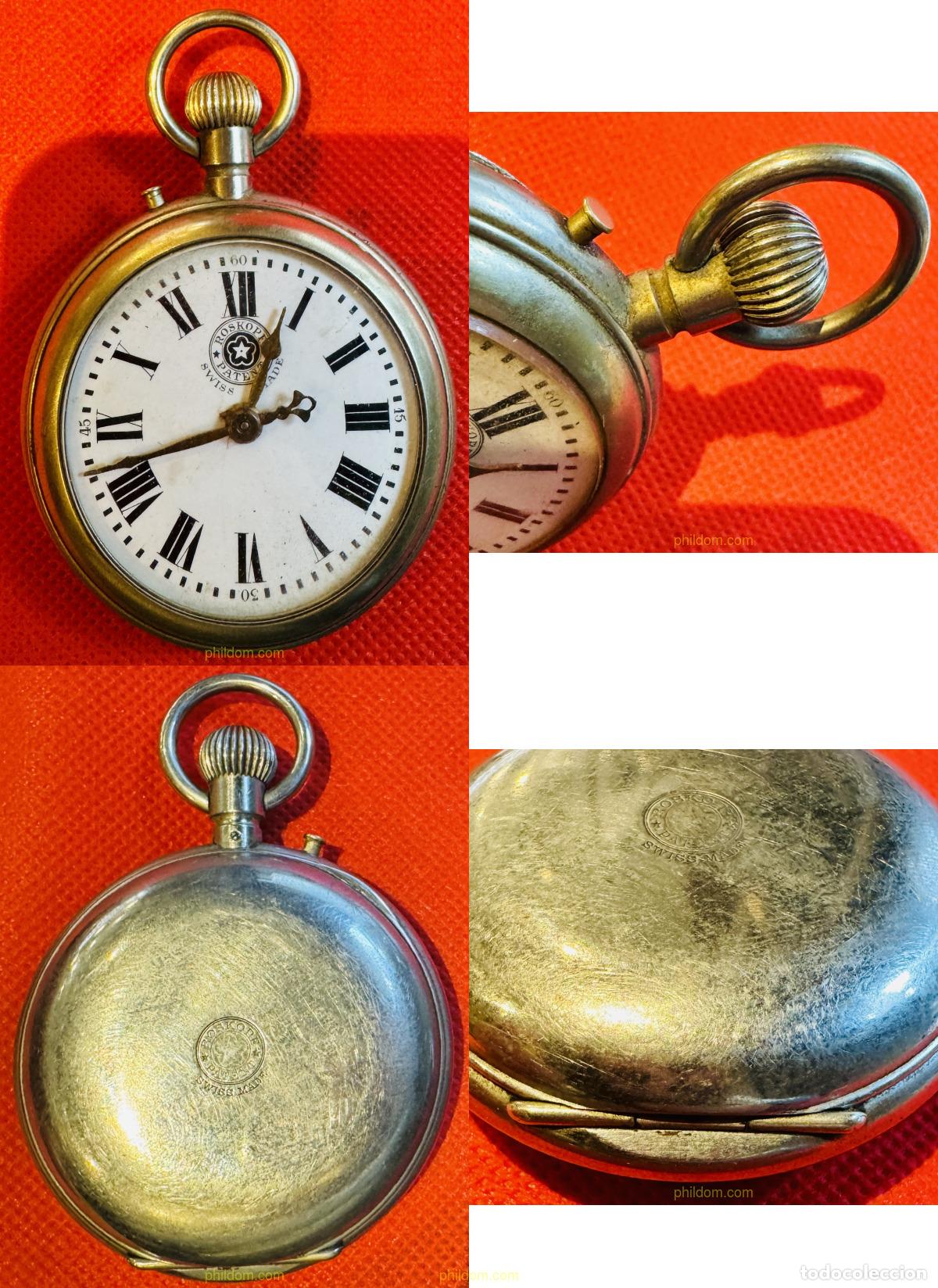 Relojes de bolsillo: RELOJ DE BOLSILLO SYSTEME ROSKOPF SWISS MADE