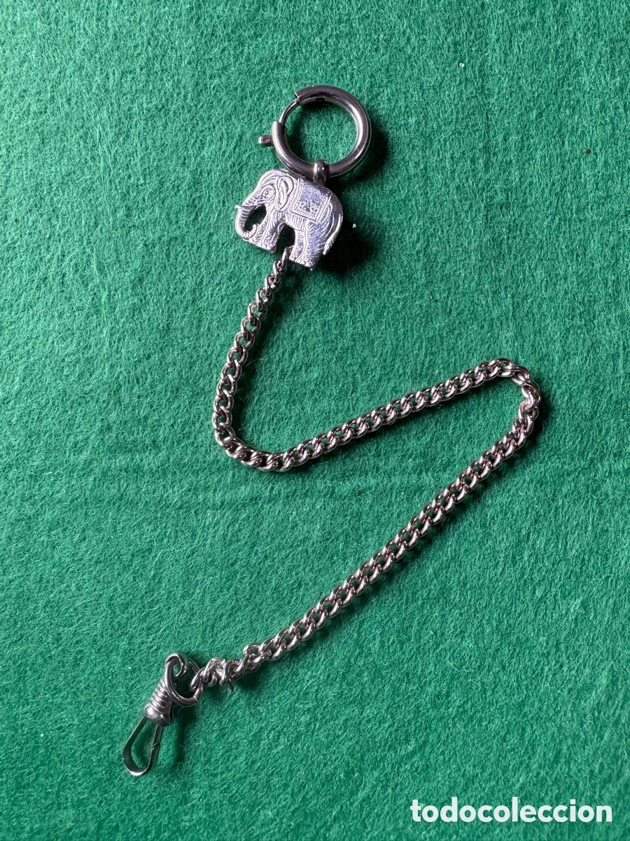 Relojes de bolsillo: Antigua leontina para reloj de bolsillo (A15)