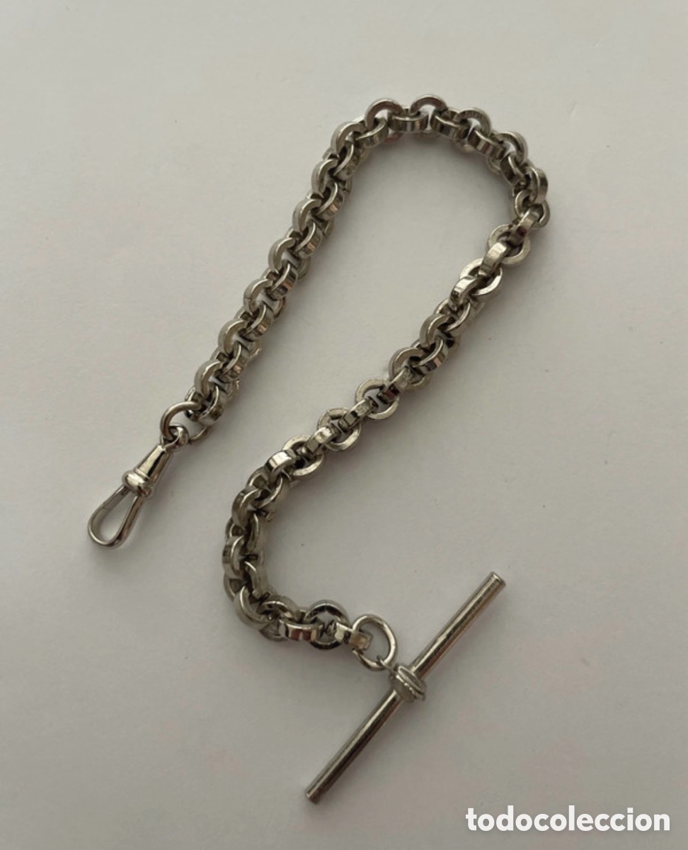 Relojes de bolsillo: Antigua leontina para reloj de bolsillo (A2)