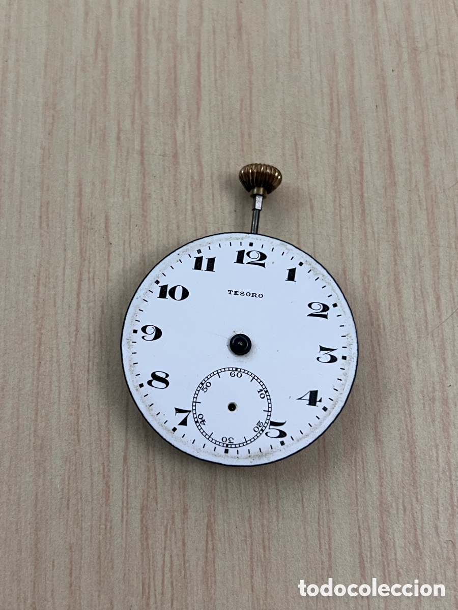 Relojes de bolsillo: mecanismo reloj TESORO carga Manual vintage