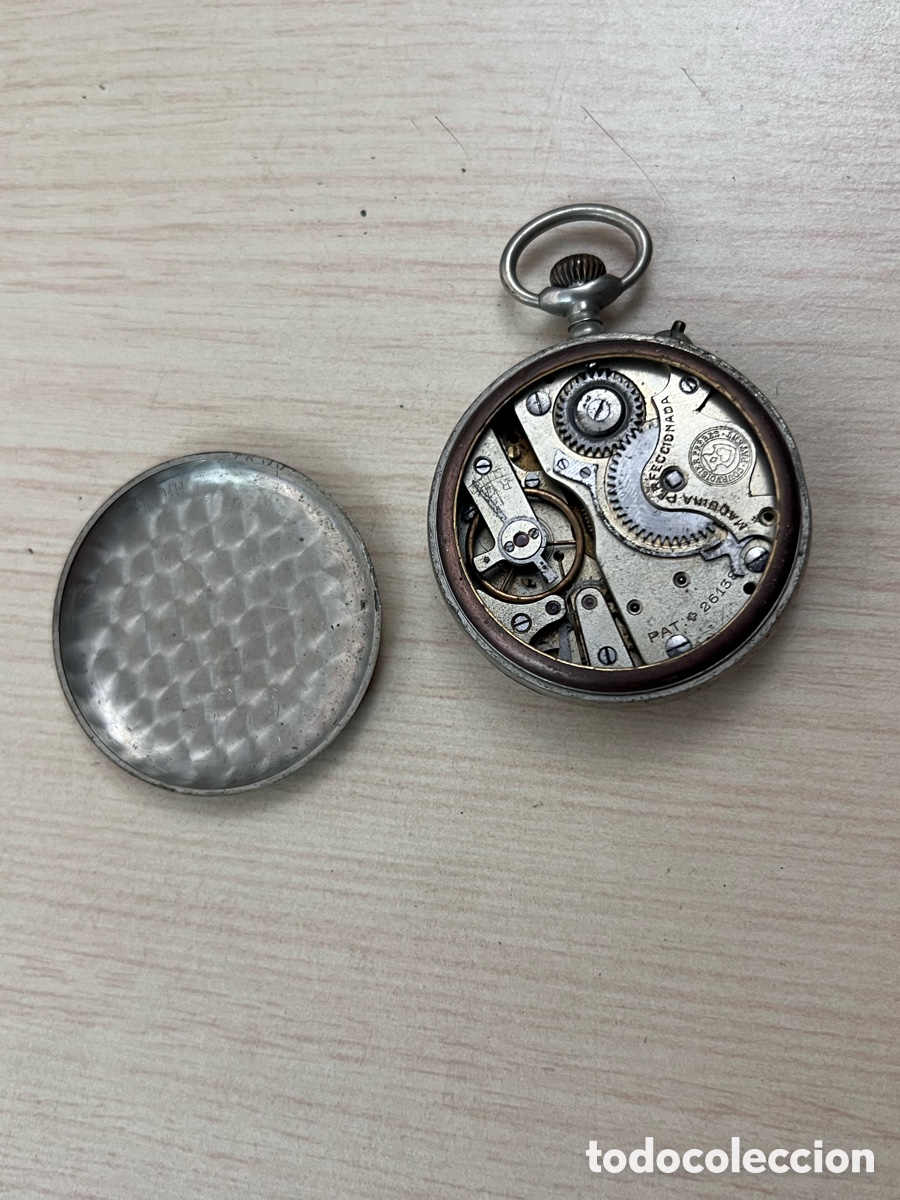 Relojes de bolsillo: ✅ reloj COURVOISIER FR&Egrave;RES PATENT carga Manual vintage