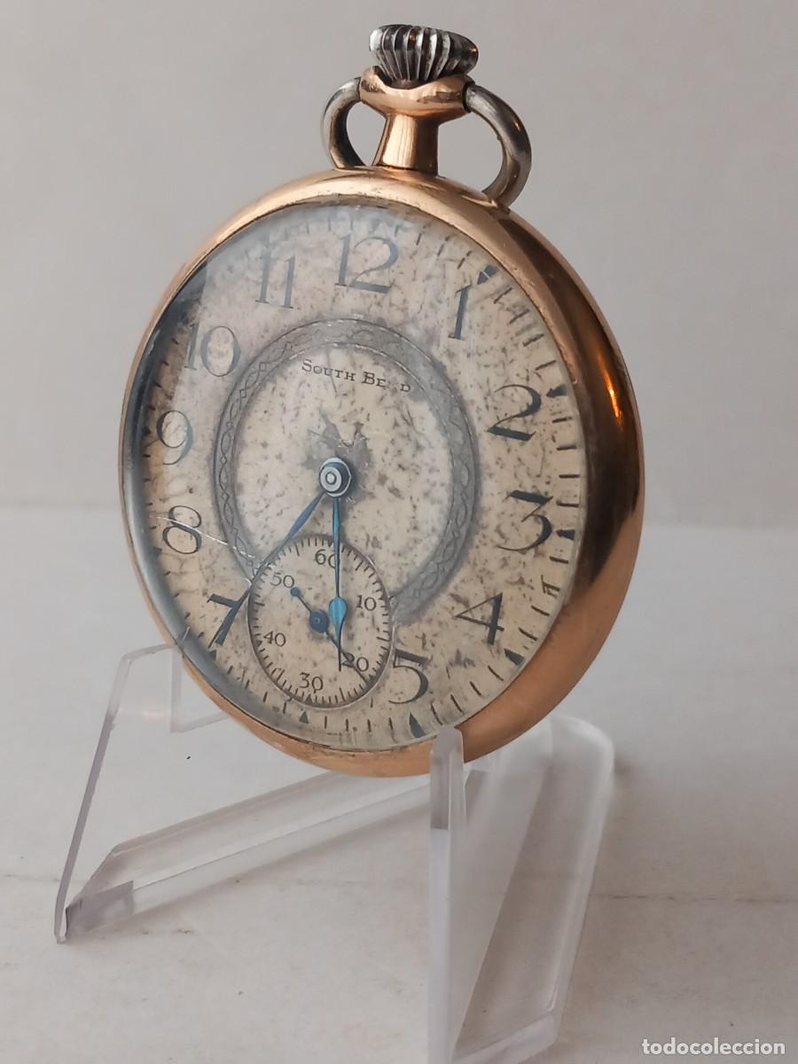 Relojes de bolsillo: Reloj de bolsillo SOUTH BEND USA grado 429 de 1914