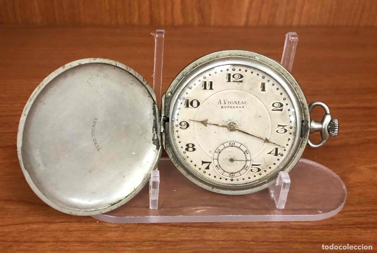 Orologi da taschino: RELOJ BOLSILLO A. VIGNEAU. BORDEAUX. NO FUNCIONA