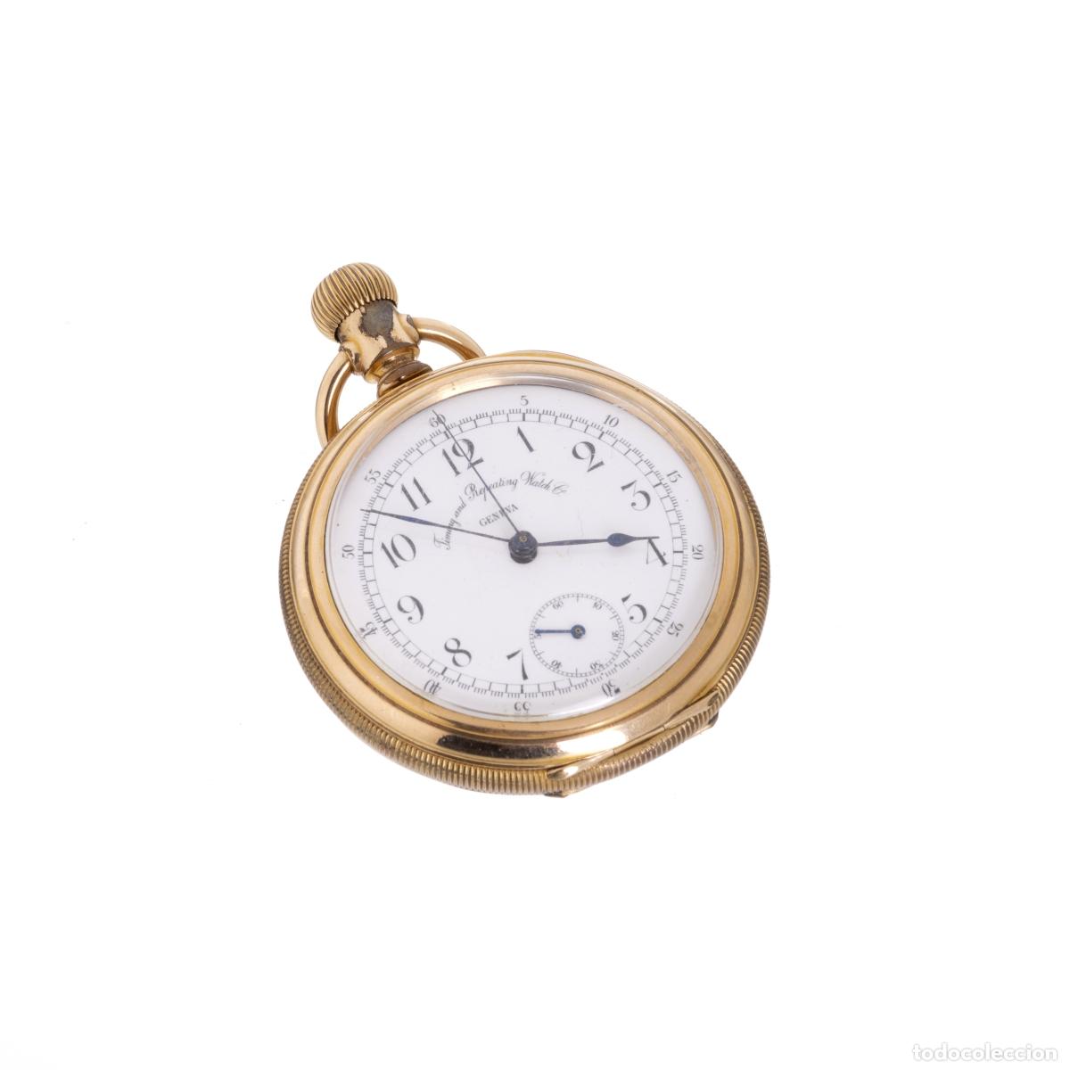 Rel&oacute;gios de bolso: Relojes - Reloj de bolsillo - Timing & Repeating Watch Co. - Siglo XIX