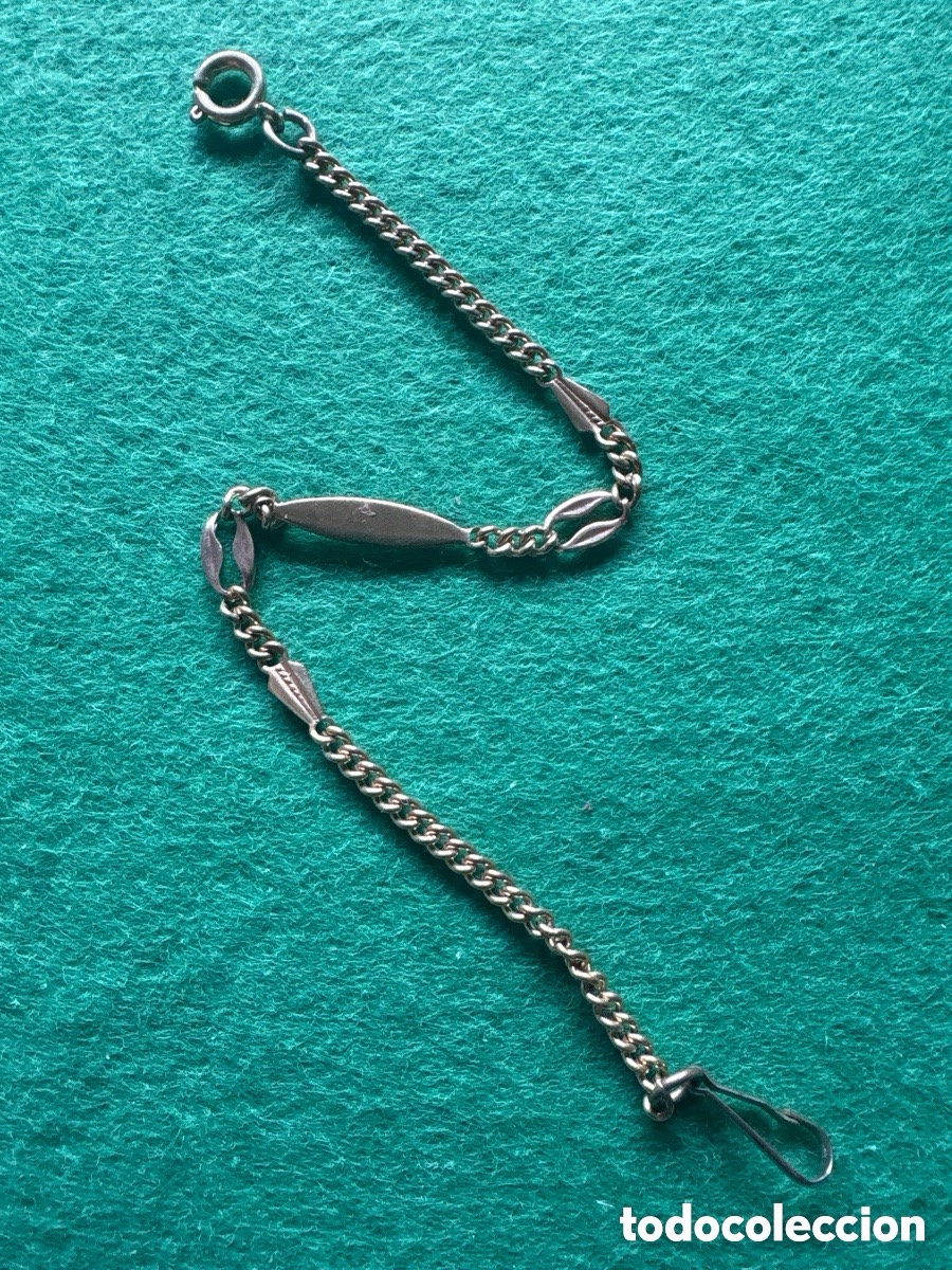 Rel&oacute;gios de bolso: Antigua leontina para reloj de bolsillo (A2)