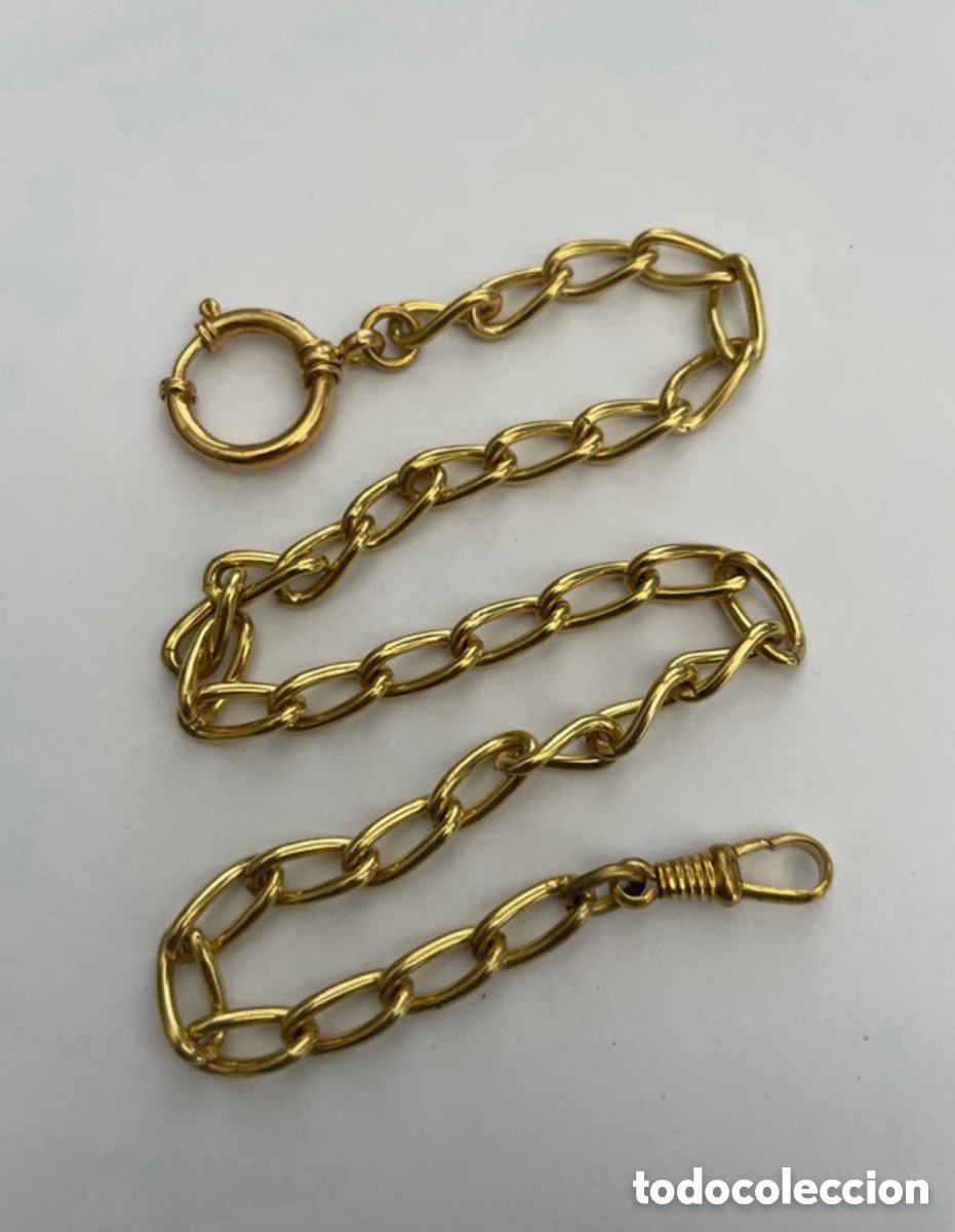 Rel&oacute;gios de bolso: Antigua leontina para reloj de bolsillo (A2)