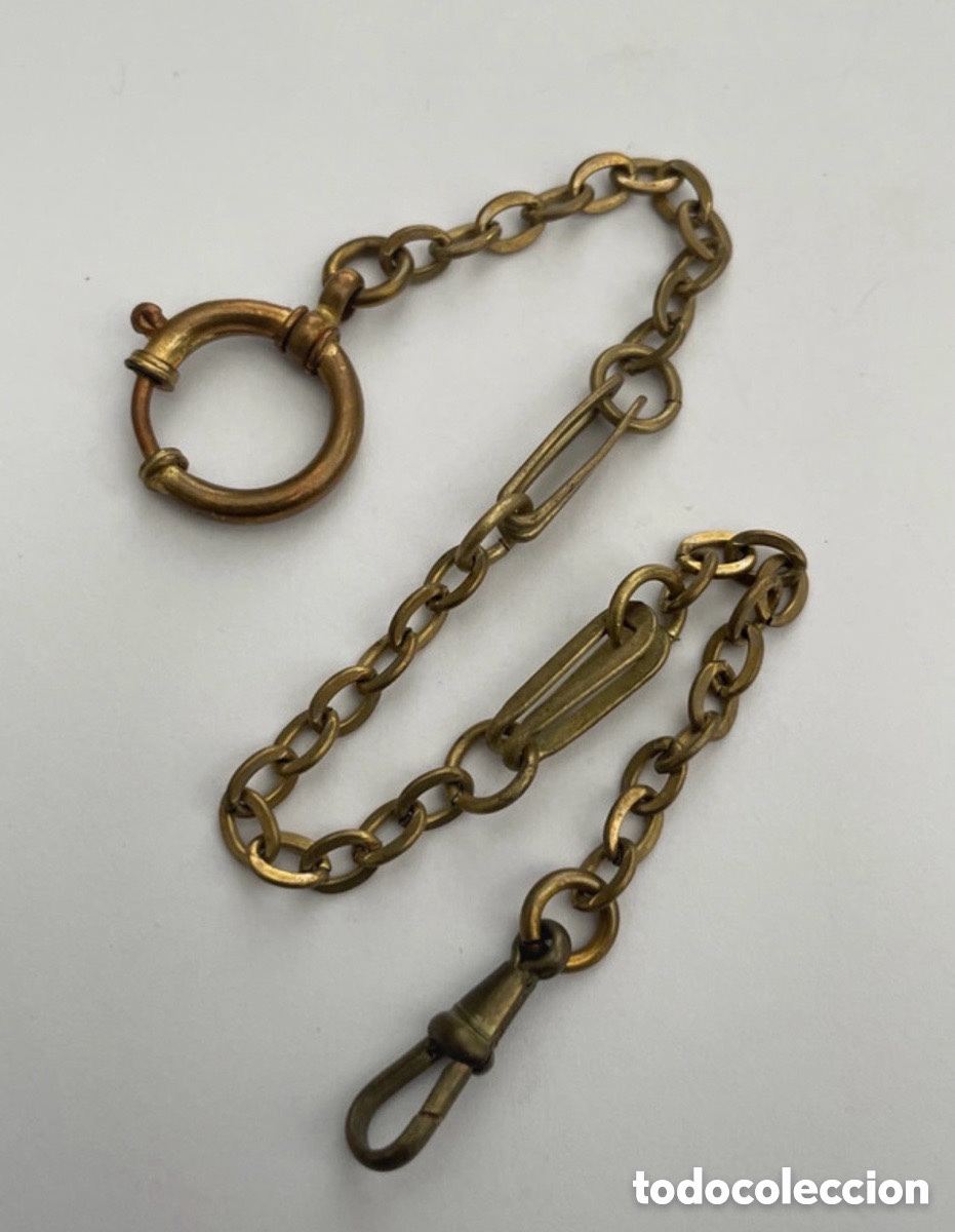 Rel&oacute;gios de bolso: Antigua leontina para reloj de bolsillo (A2)