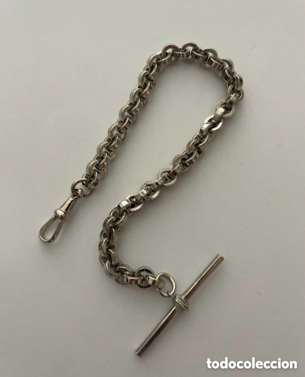 Rel&oacute;gios de bolso: Antigua leontina para reloj de bolsillo (A2)