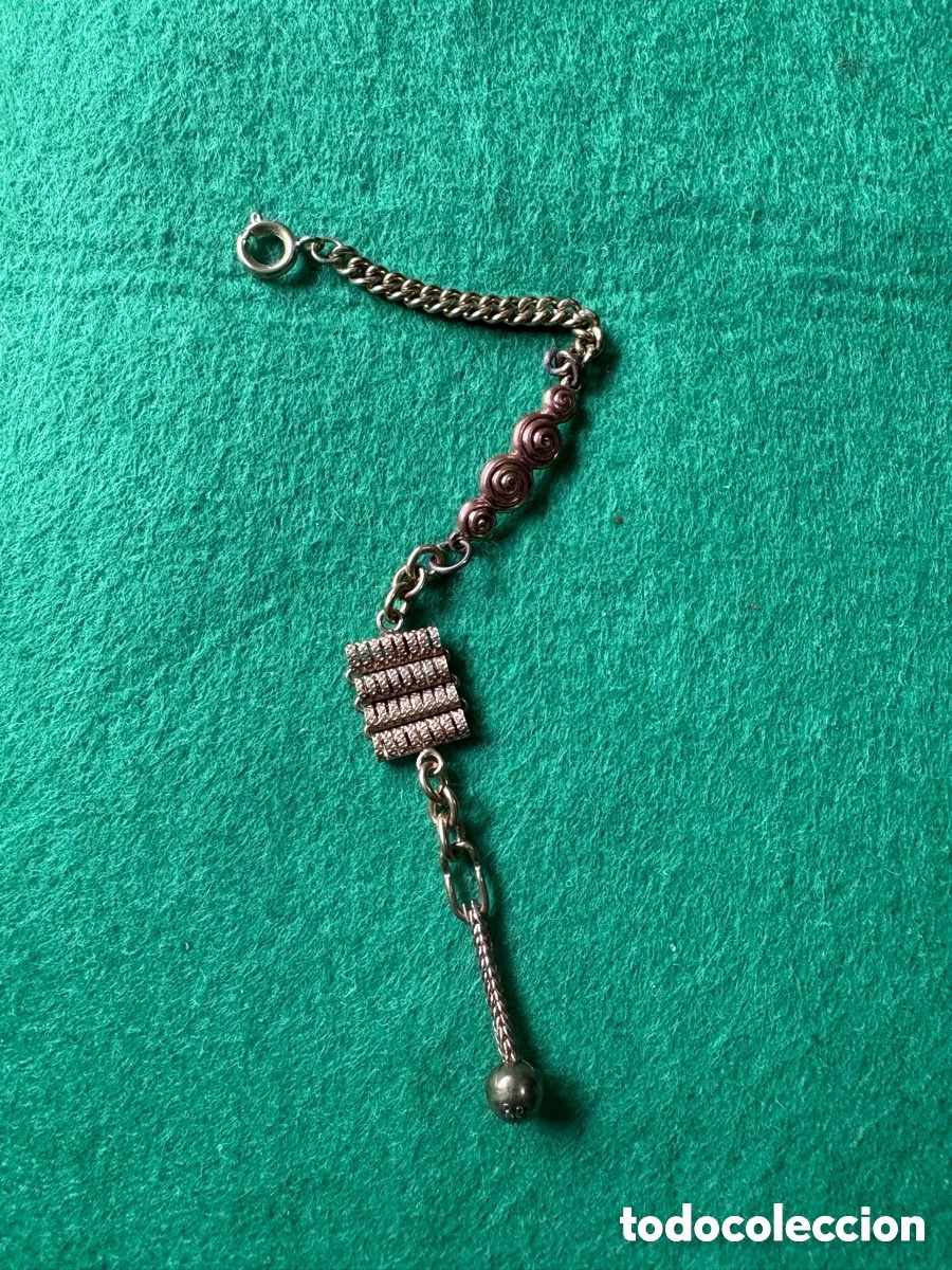 Relojes de bolsillo: Antigua leontina para reloj de bolsillo (A15)